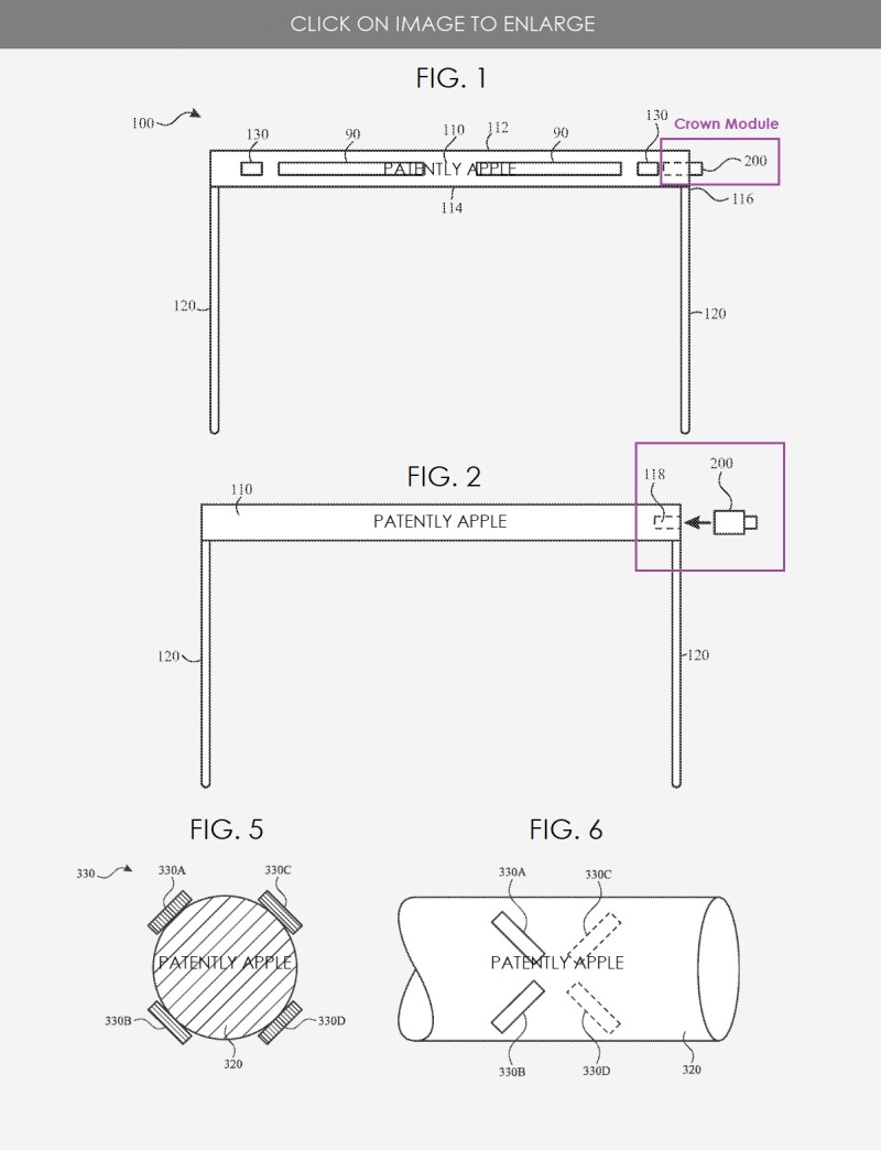 USPTO公布苹果“数码表冠”授权专利，或为苹果未来AR/VR头显部件